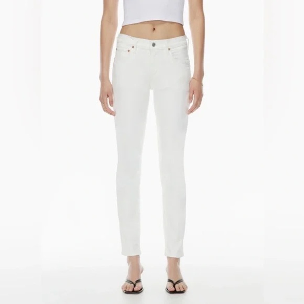 Citizens Of Humanity inga white low rise skinny jean